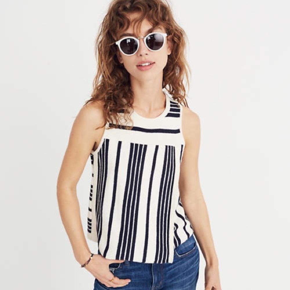 Madewell Stripe-Play Sweater Tank